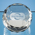 7.5cm Optical Crystal Sliced Wedge Paperweight