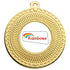 Rainbows Gold Swirl 50mm Medal