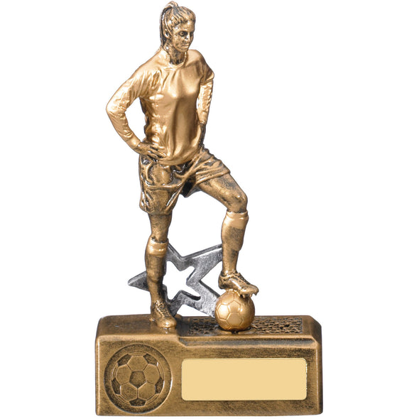 Victorem Female Football Trophy 16cm
