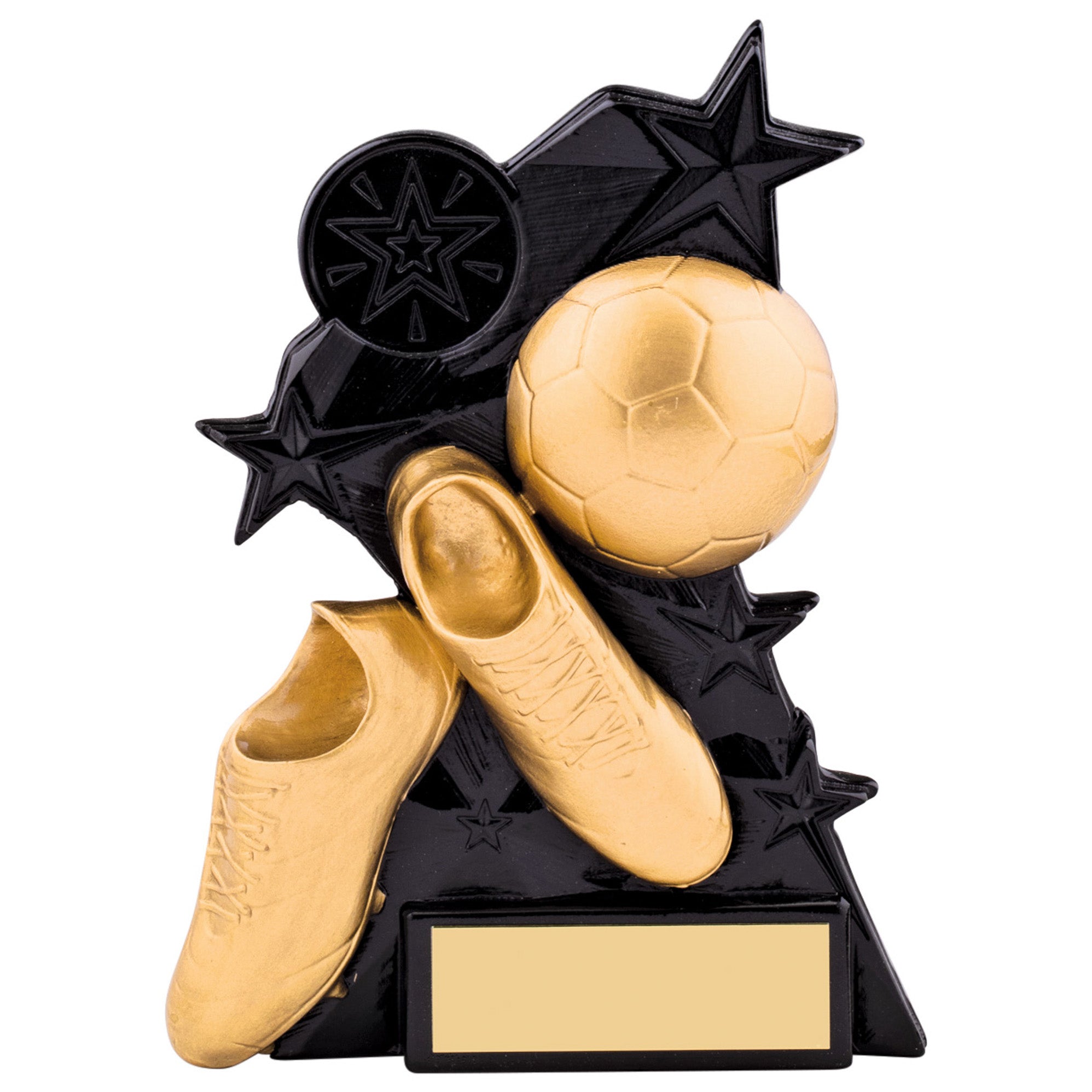 Personalised Astra Football Boot and Ball Resin Award