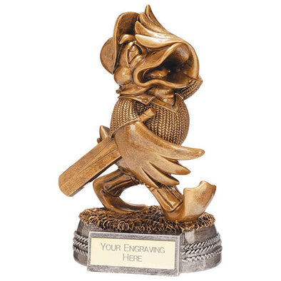 Golden Duck Cricket Award 155mm