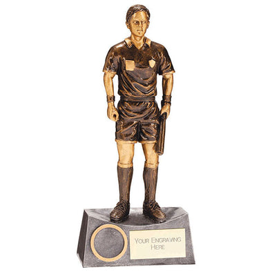 Alliance Assistant Referee/Linesman Resin Figure Trophy 230mm
