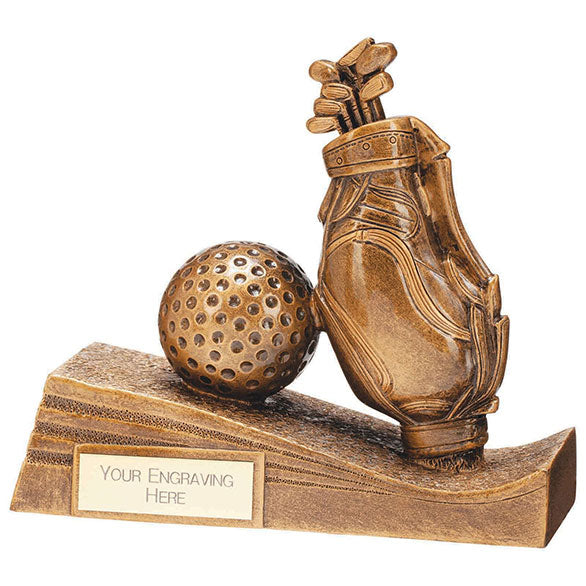 Horizon Golf Bag Resin Award Gold 135mm