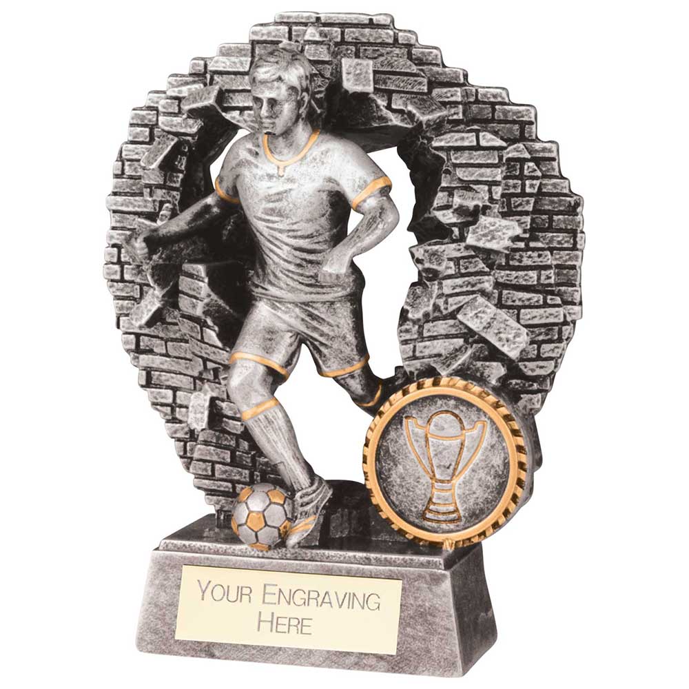 Blast Out Male Football Figurine Award