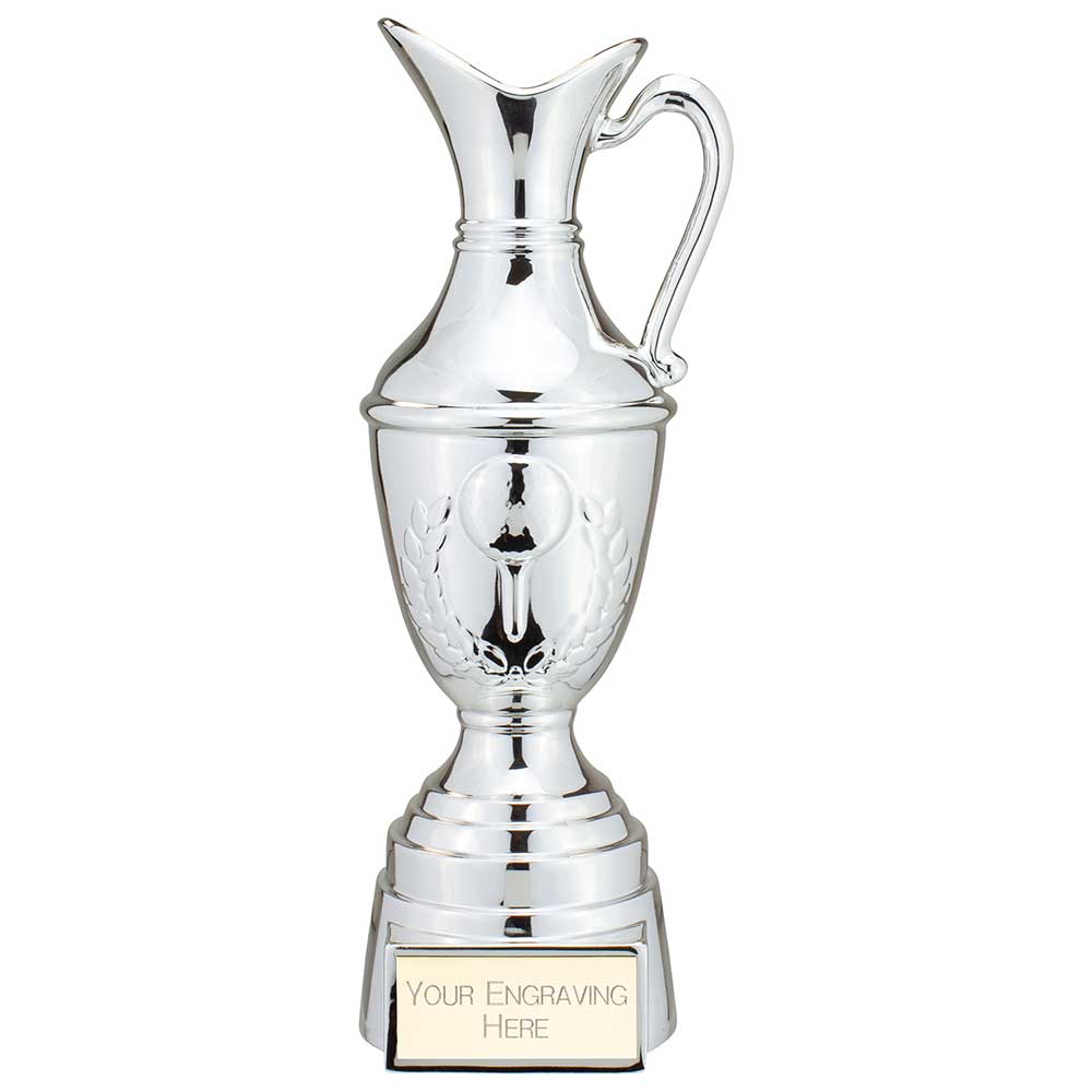 Claret Jug Golf Award - Plated Silver Finish