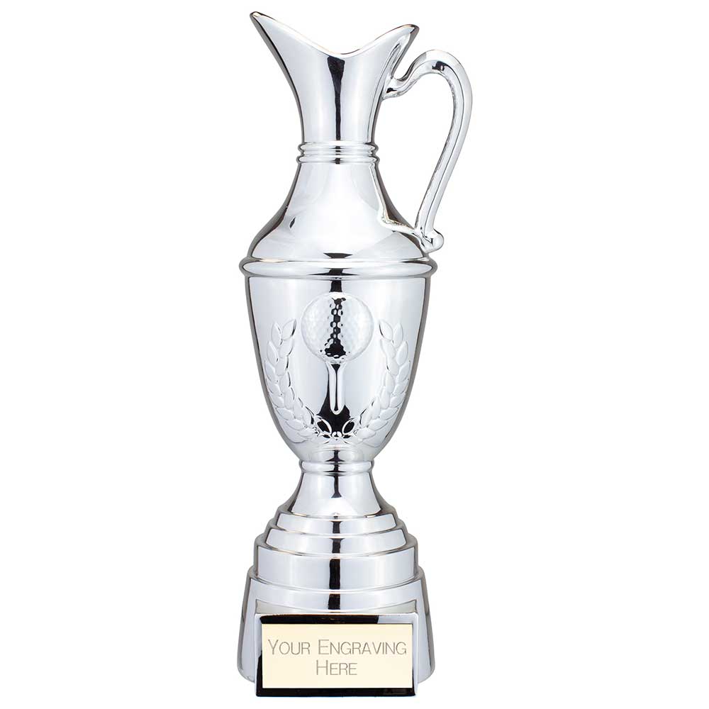 Claret Jug Golf Award - Plated Silver Finish