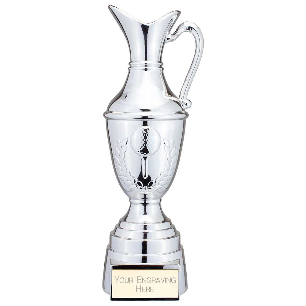 Claret Jug Golf Award - Plated Silver Finish