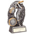 Blast Out Cricket Male Batsman Series Award - Antique Silver