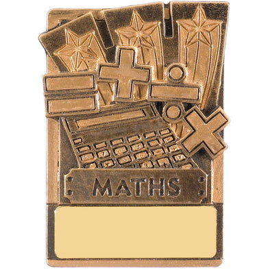 Engraved Fridge Magnet Maths Award 8cm