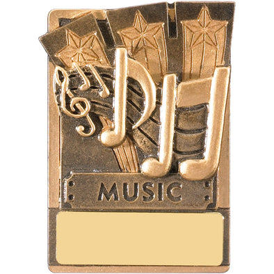 Engraved Fridge Magnet Music Award 8cm