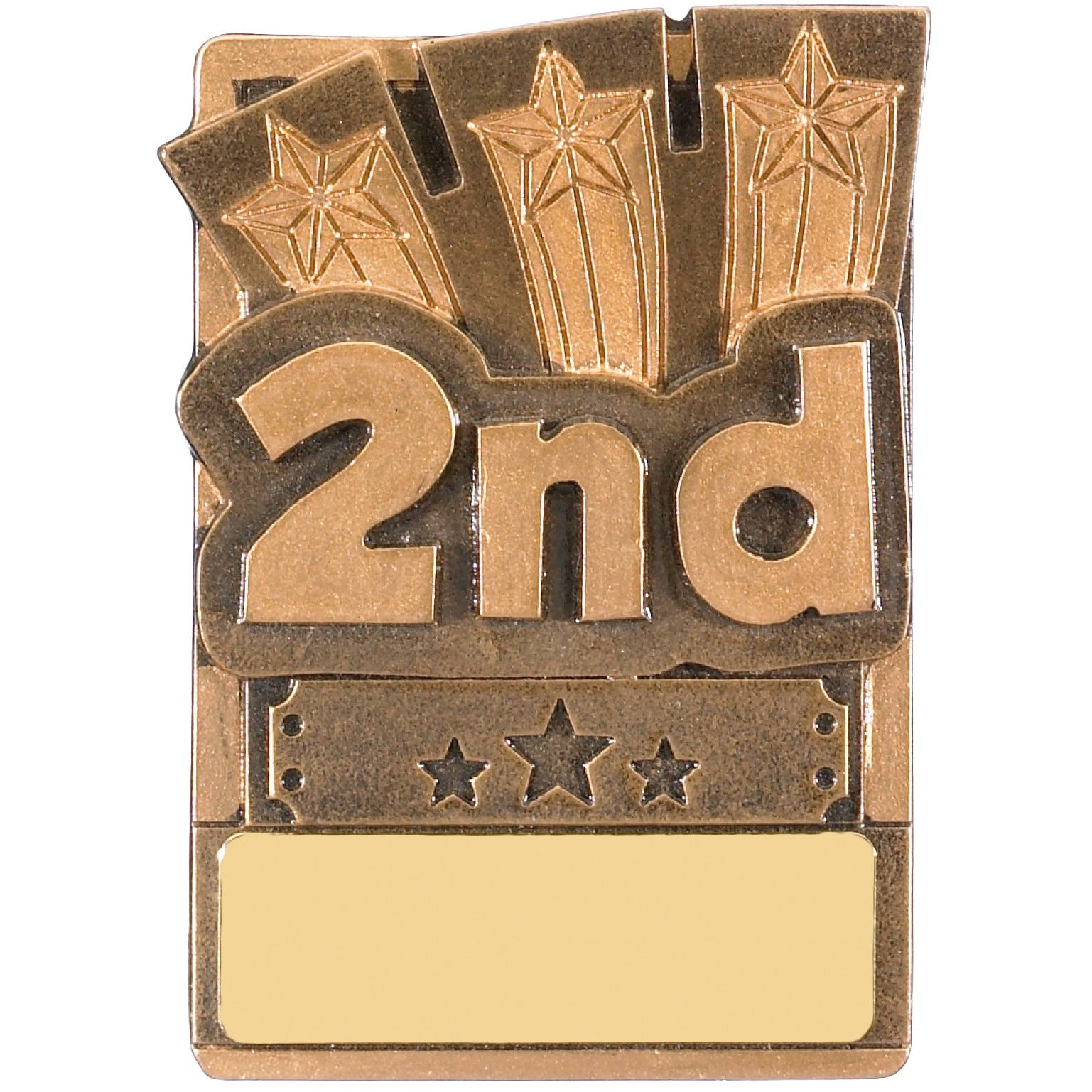 Engraved Fridge Magnet 2nd Place Award 8cm