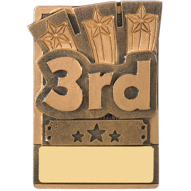 Engraved Fridge Magnet 3rd Place Award 8cm