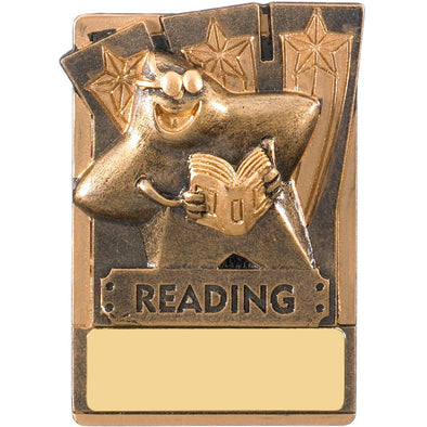 Engraved Fridge Magnet Reading Award 8cm