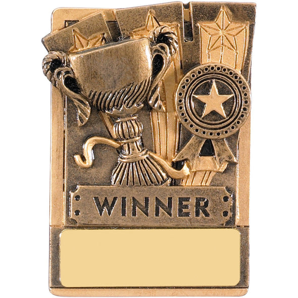 Engraved Fridge Magnet Winner Award 8cm