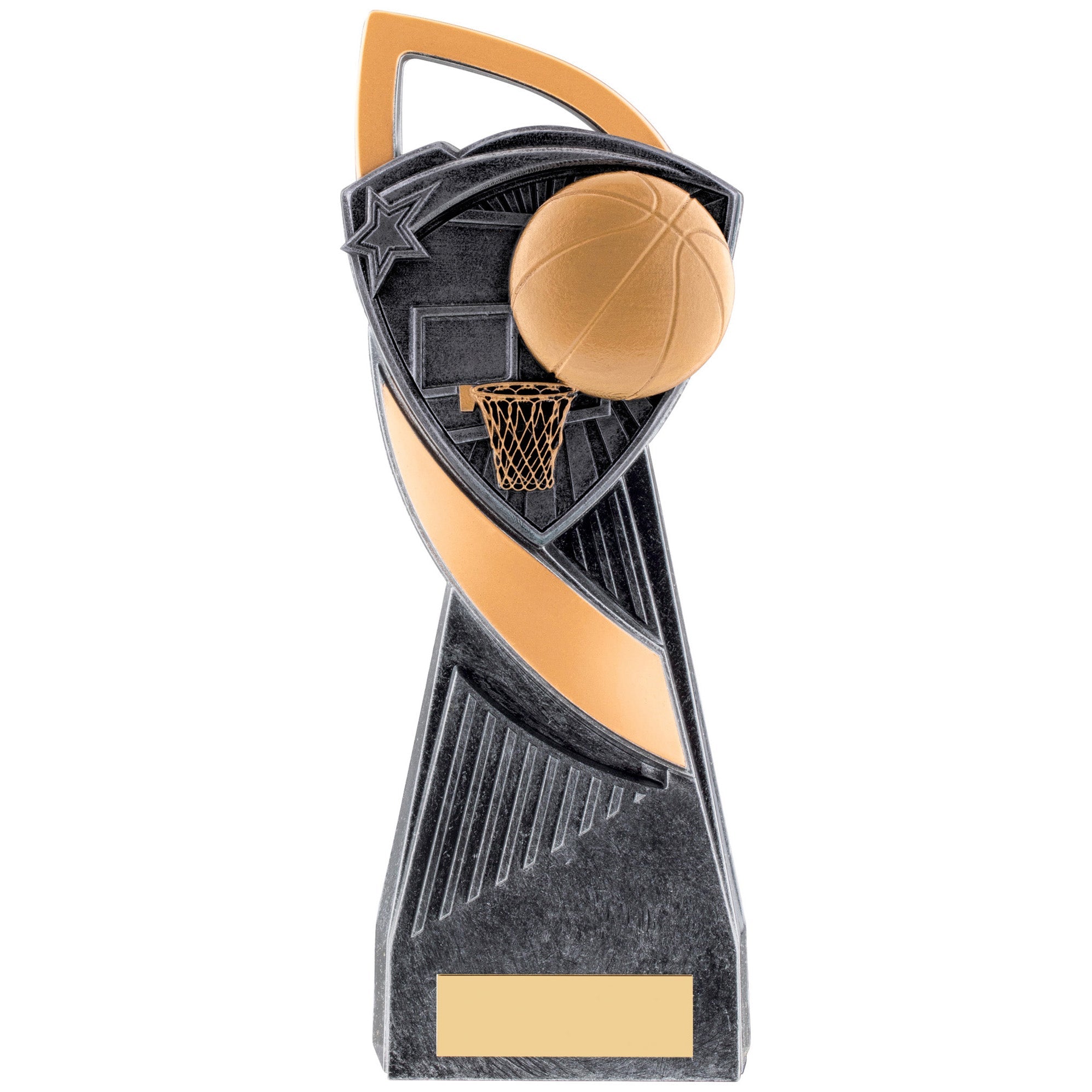 Gold/Silver Utopia Basketball Trophy (Gold/Silver)