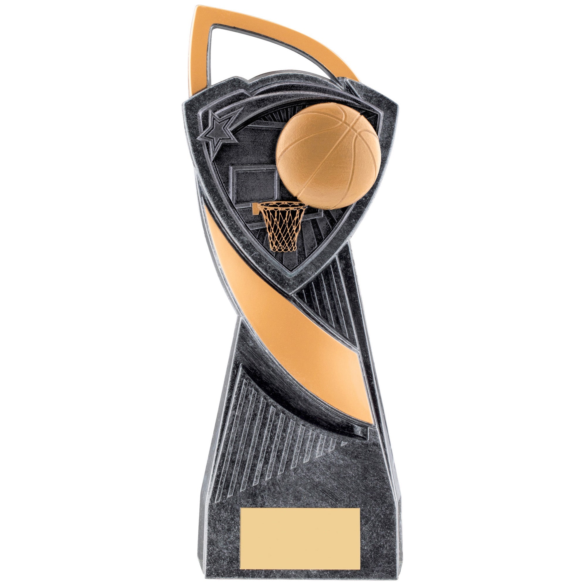 Gold/Silver Utopia Basketball Trophy (Gold/Silver)