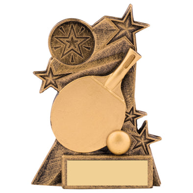 Engraved 4.5" Table Tennis Astra Award with 1" Centre