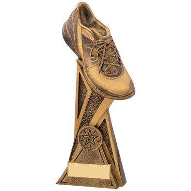 8.5" Running Shoe Storm Award - Available with Engraving and Custom 1" Centre