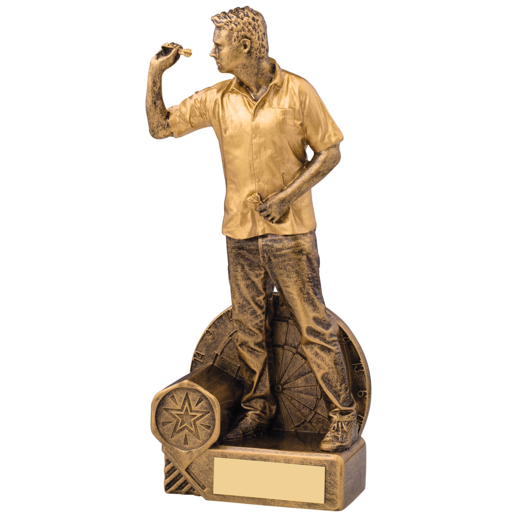 Darts Male Award - Available with Engraving and Custom 1" Centre