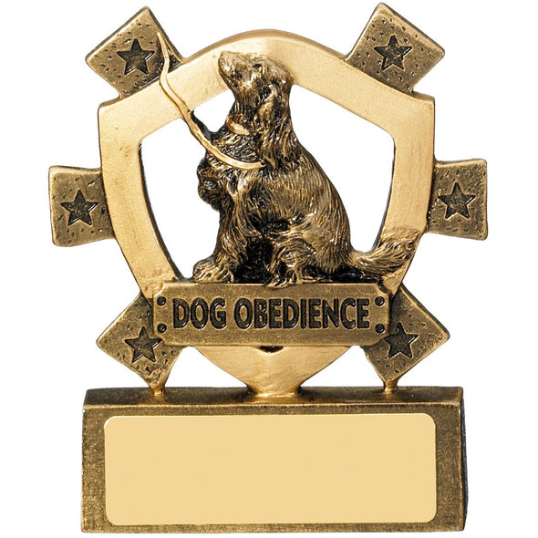 Dog Obedience Mini Shield 8cm