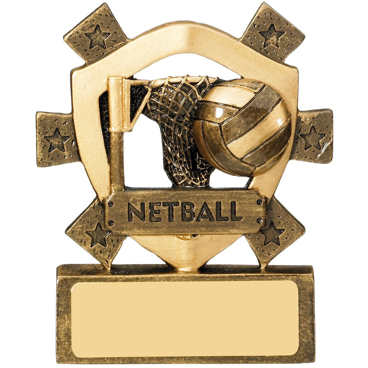 Netball Mini Shield 8cm