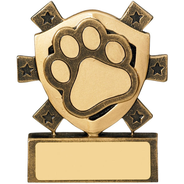 Pets Mini Shield Trophy 8cm