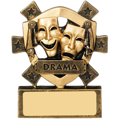 Drama Mini Shield Trophy 8cm