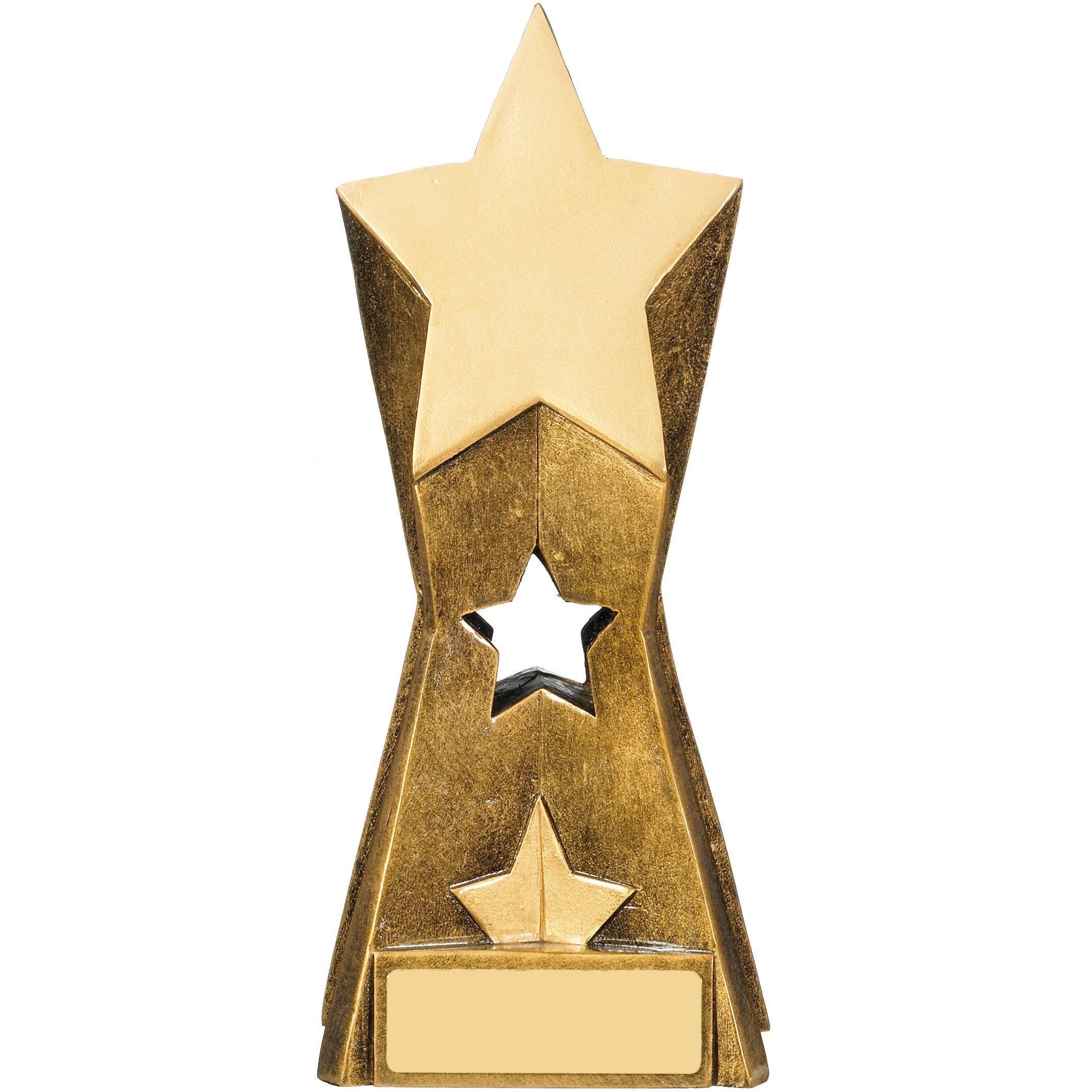 Star Award - Gold Coloured Resin Trophy
