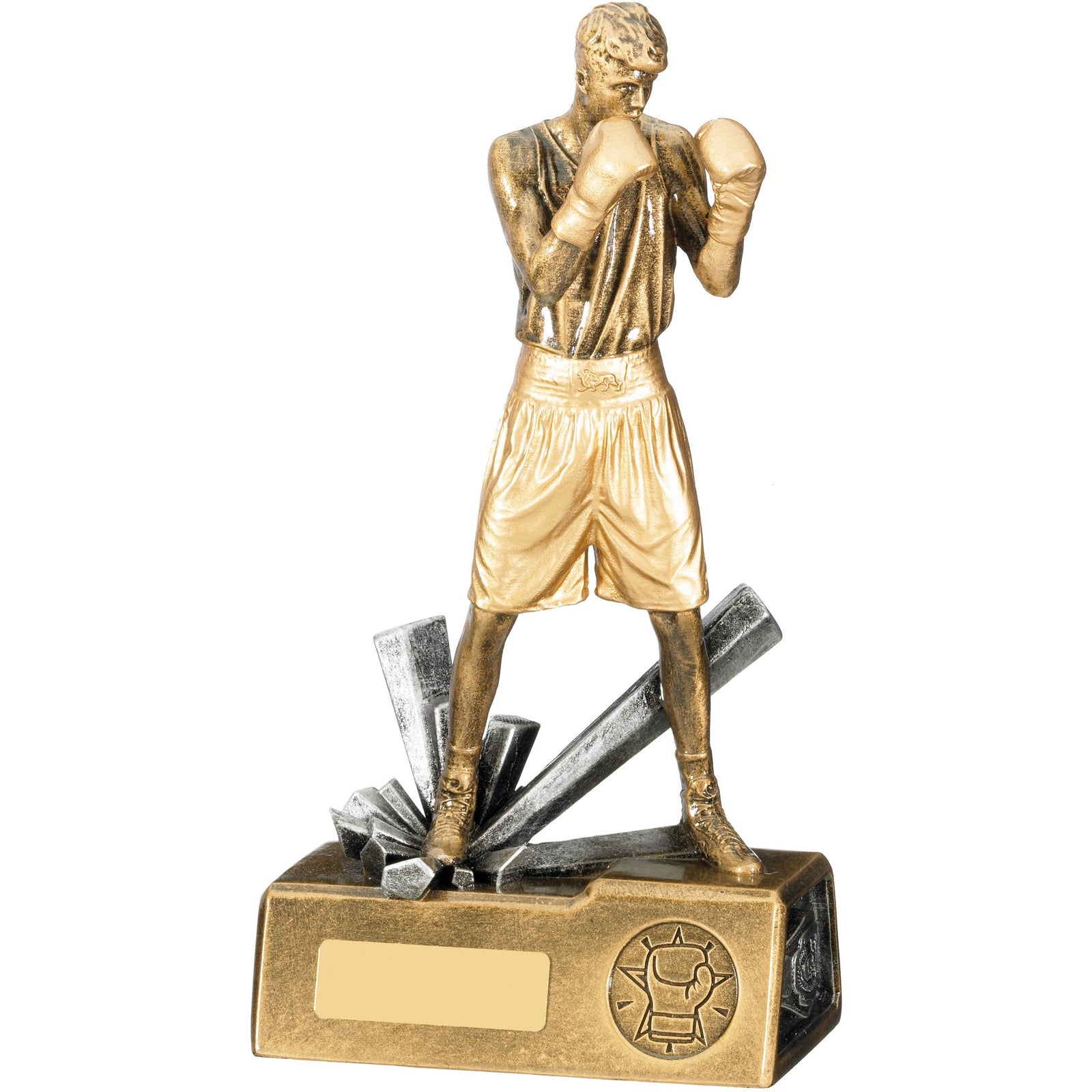 Male Boxing Resin Award on Base