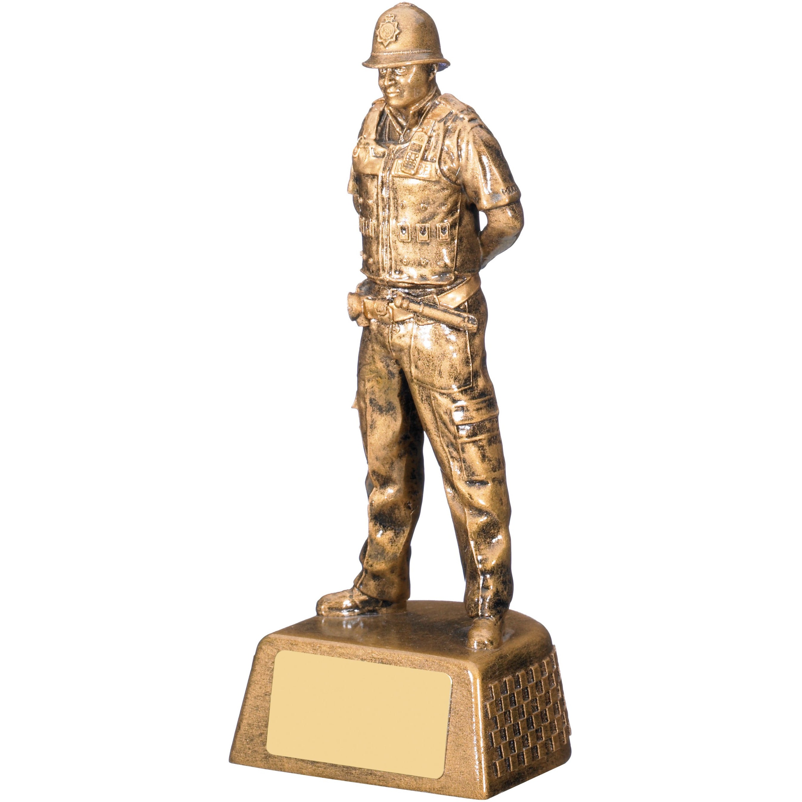 Male Police Officer Figurine Trophy 18.5cm