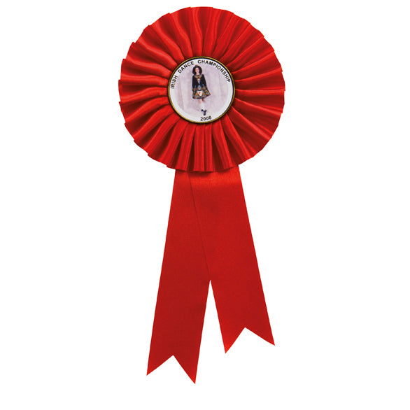 Champion Rosette Award Red