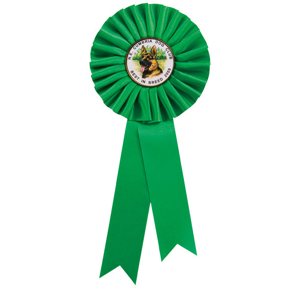 Champion Rosette Award Green