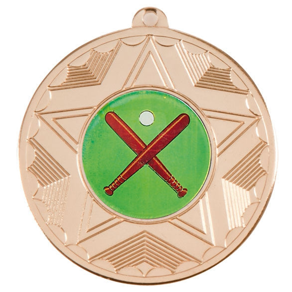 Rounders Gold Star 50mm Medal