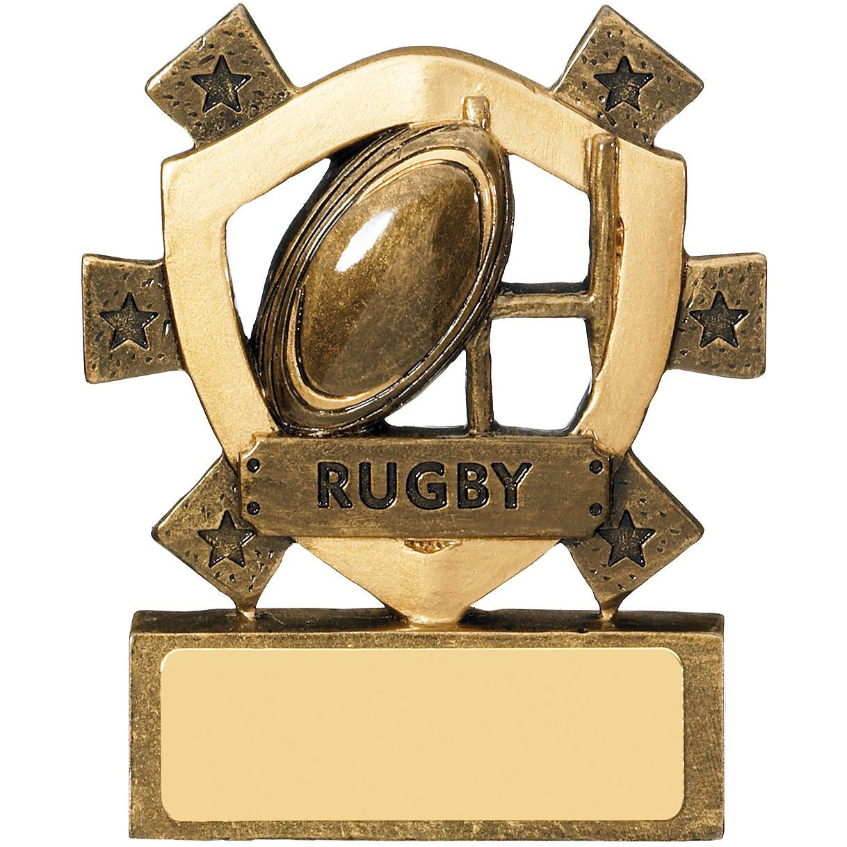 Rugby Mini Shield 8cm