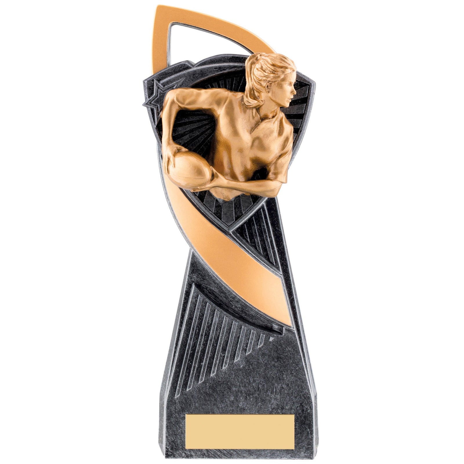 Utopia Female Rugby Trophy (Gold/Silver)