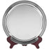 Round Plain Salver (Tray) - Nickel Plated - With Presentation Box & Plastic Stand