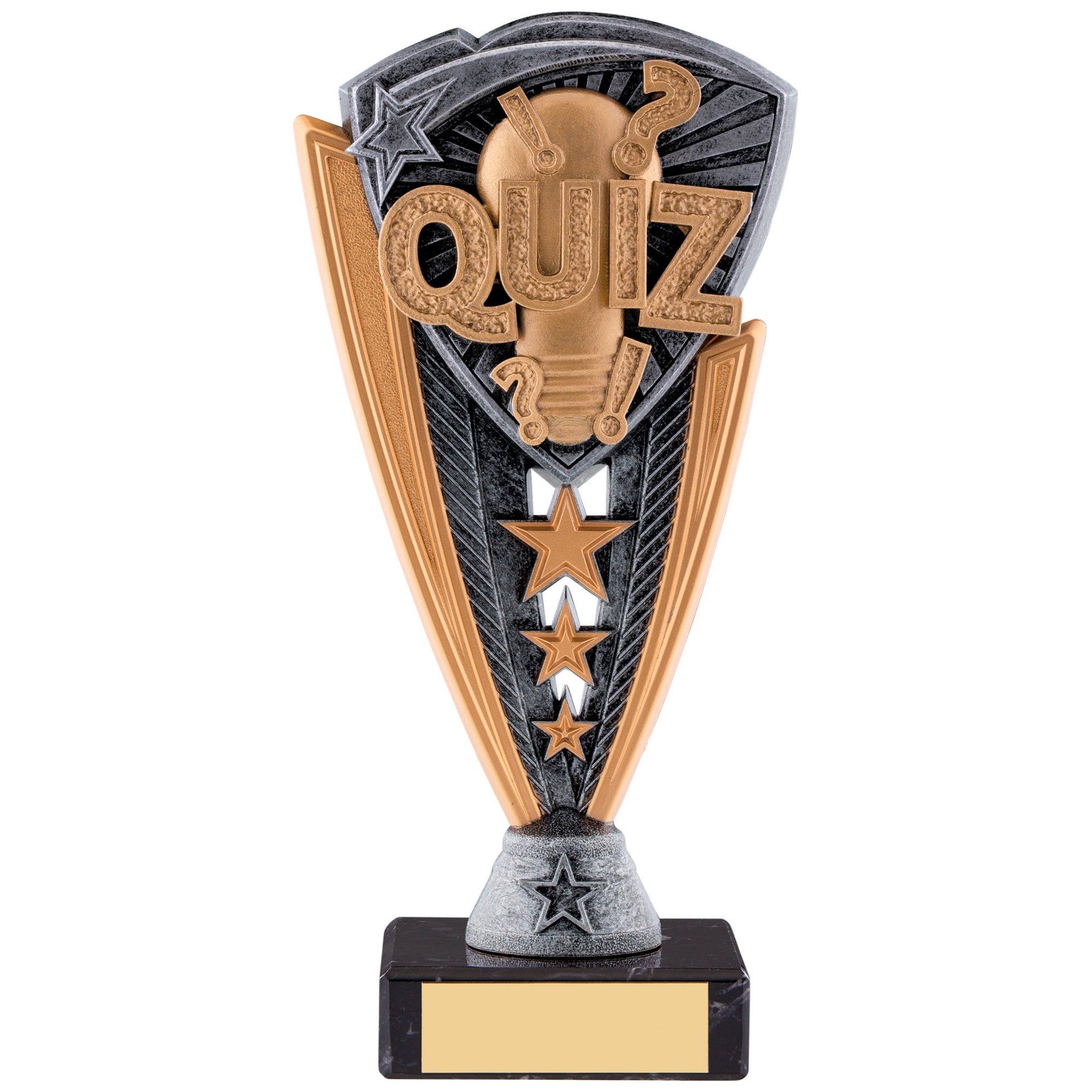 Quiz Utopia Award with Engraved Plaque on Marble Base