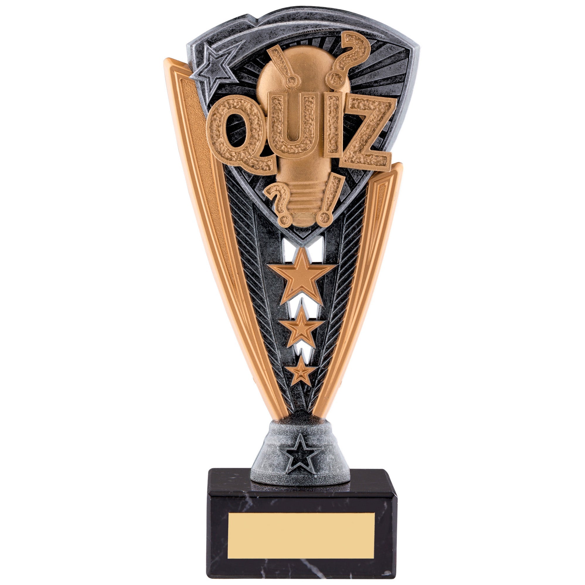 Quiz Utopia Award with Engraved Plaque on Marble Base