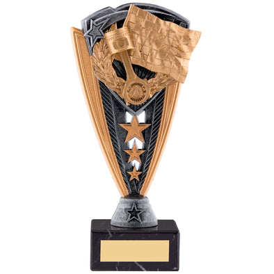7.75" Motorsport Utopia Award with Engraved Plaque on Marble Base