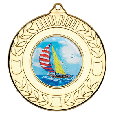 Sailing Gold Laurel 50mm Medal