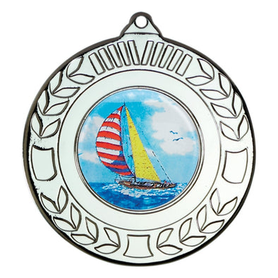 Sailing Silver Laurel 50mm Medal