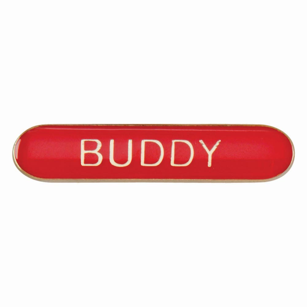 Scholar Bar Badge Buddy Red 40mm