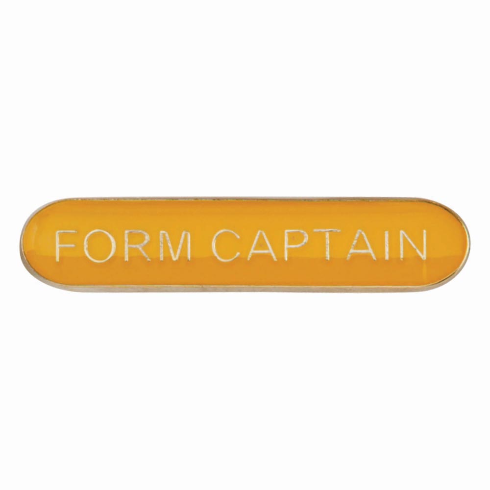 Scholar Bar Badge Form Captain Yellow 40mm