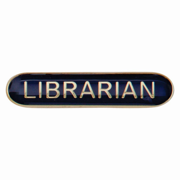 Scholar Bar Badge Librarian Blue 40mm