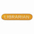 Scholar Bar Badge Librarian Yellow 40mm