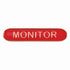 Scholar Bar Badge Monitor Red 40mm