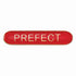 Scholar Bar Badge Prefect Red 40mm