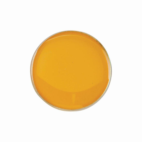 Scholar Pin Badge Round Yellow 40mm