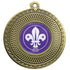 Scouts Fleur De Lis Bronze Swirl 50mm Medal
