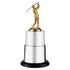 13.75in Ultimate Golf Winners Trophy - Solid Brass Figurine with Two-Tier Base